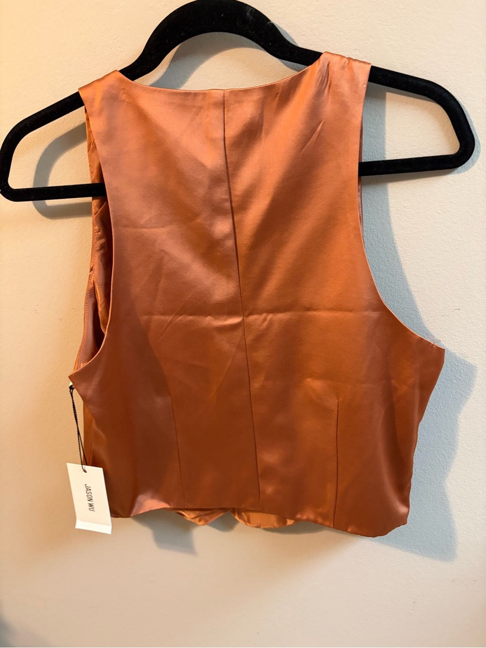 NWT Jason Wu Satin Copper Button Front Vest
#0104 - Picture 3 of 6